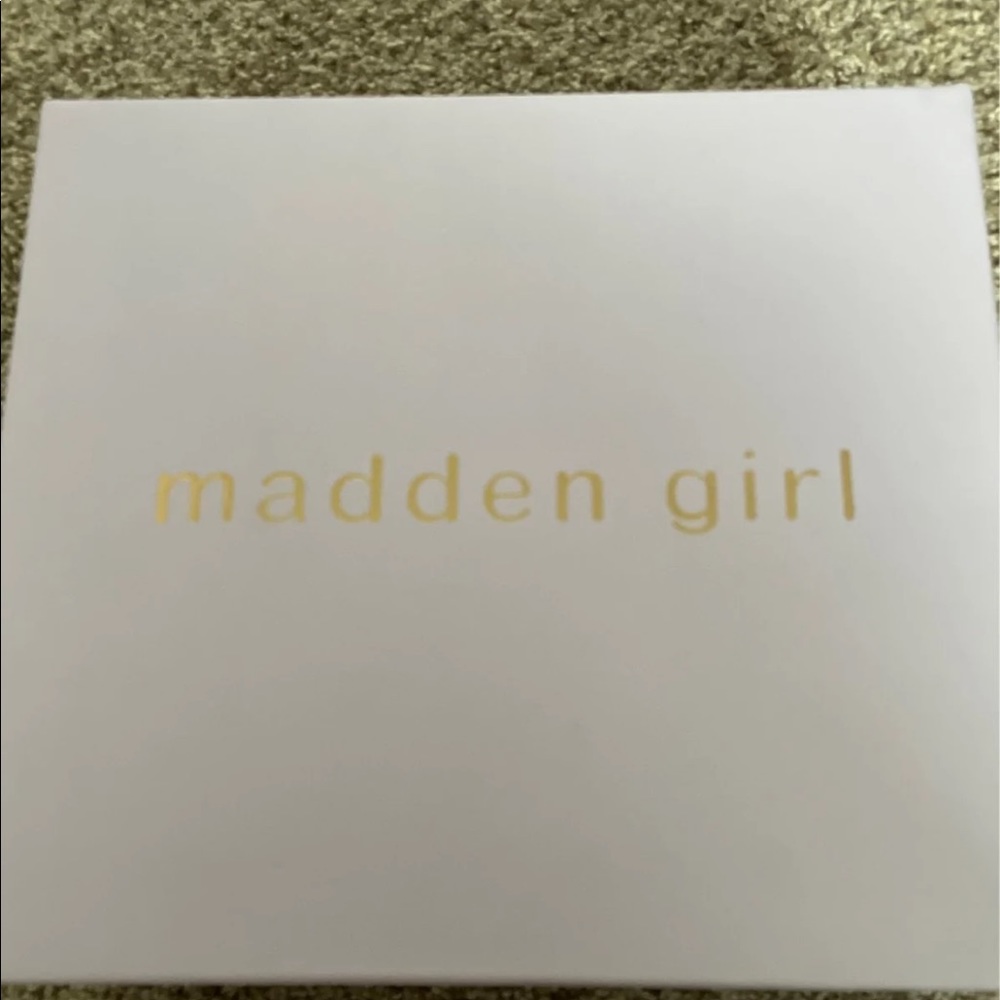 Madden Girl Patent Leather Combat Boots